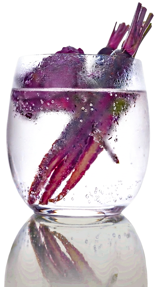Rose water with beetroot
